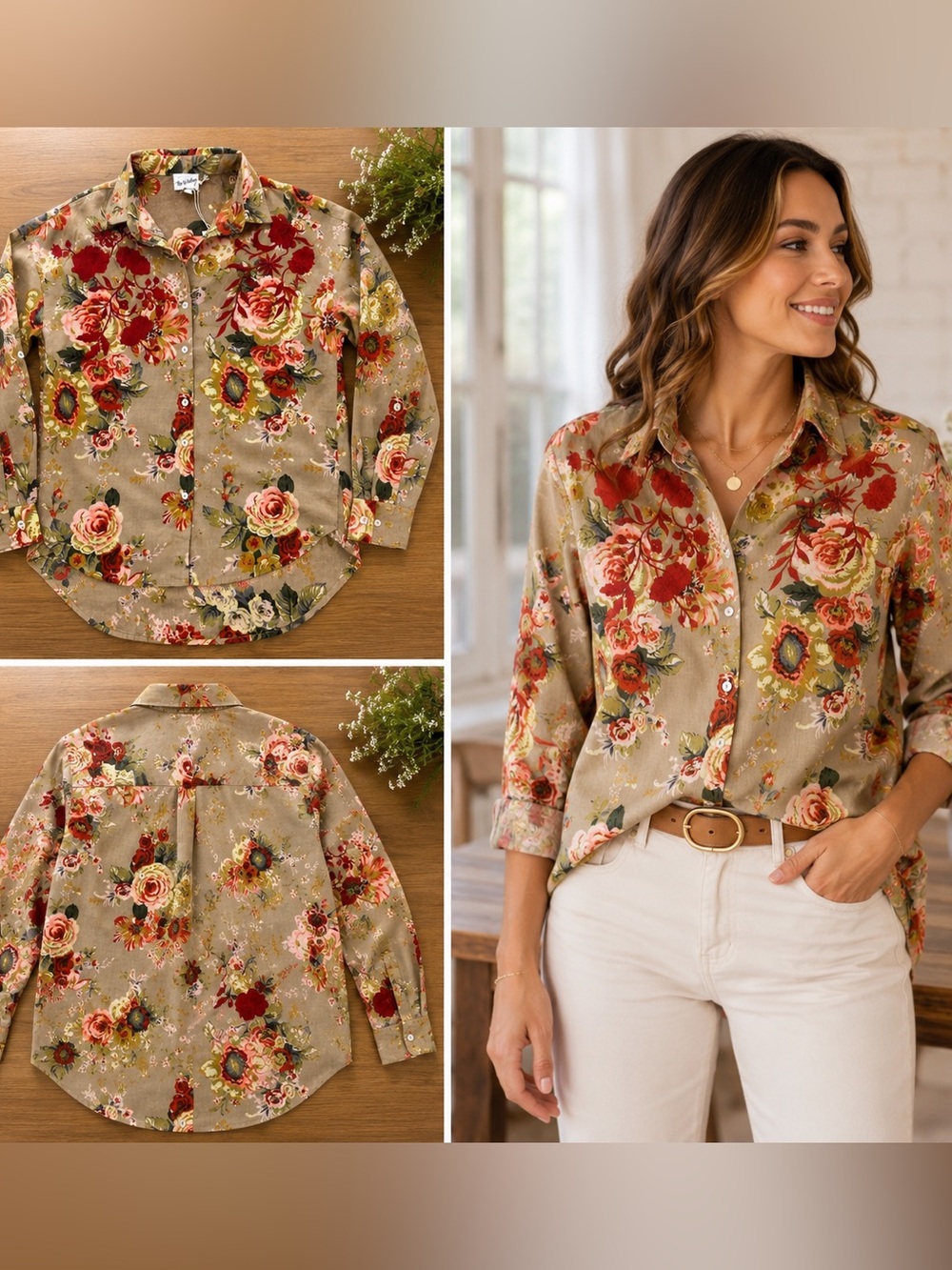 THE NU VINTAGE- Virelle Jardin Blouse NWT